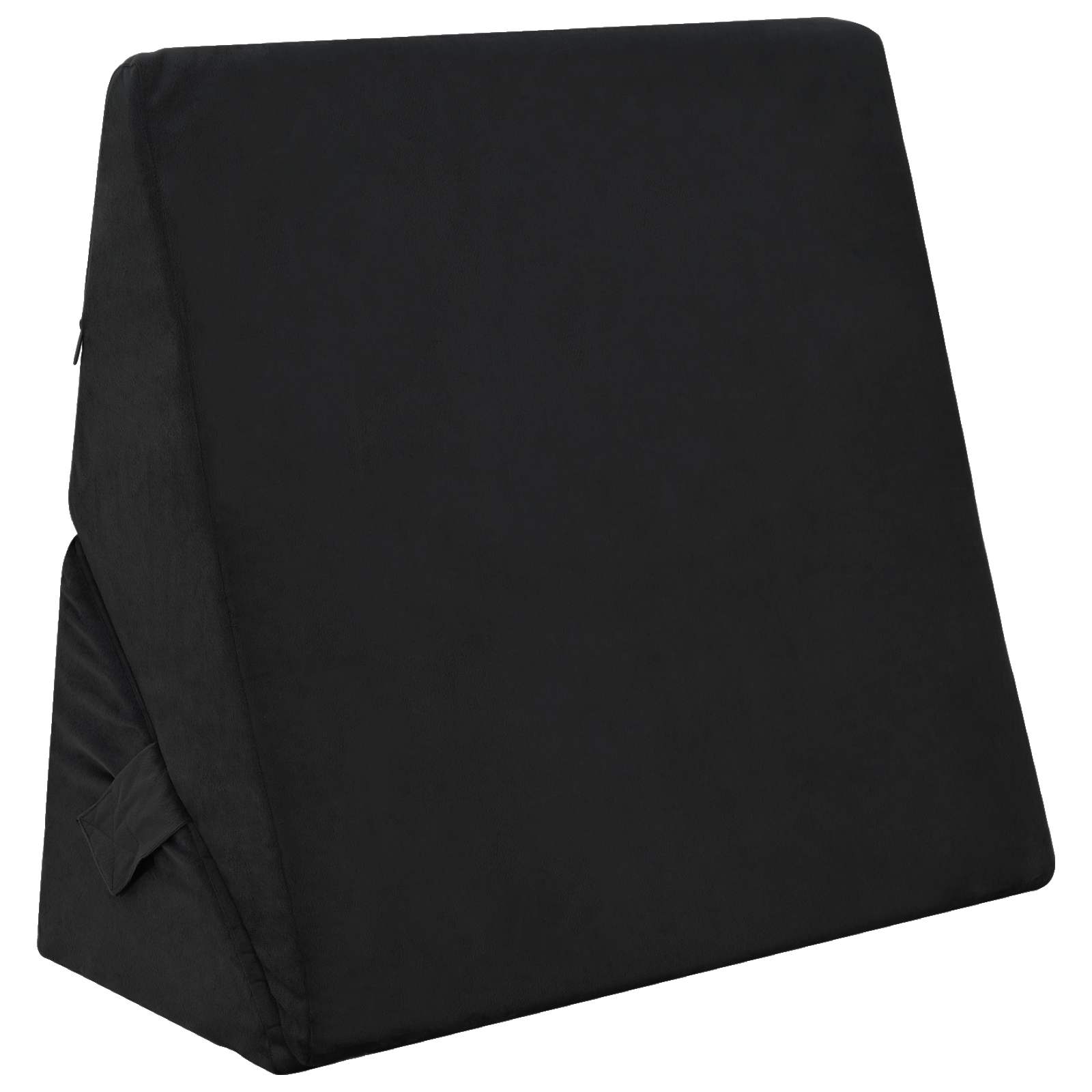 Keil Kopfkissen Grau 55 x 55 x 26 cm Viscoschaum