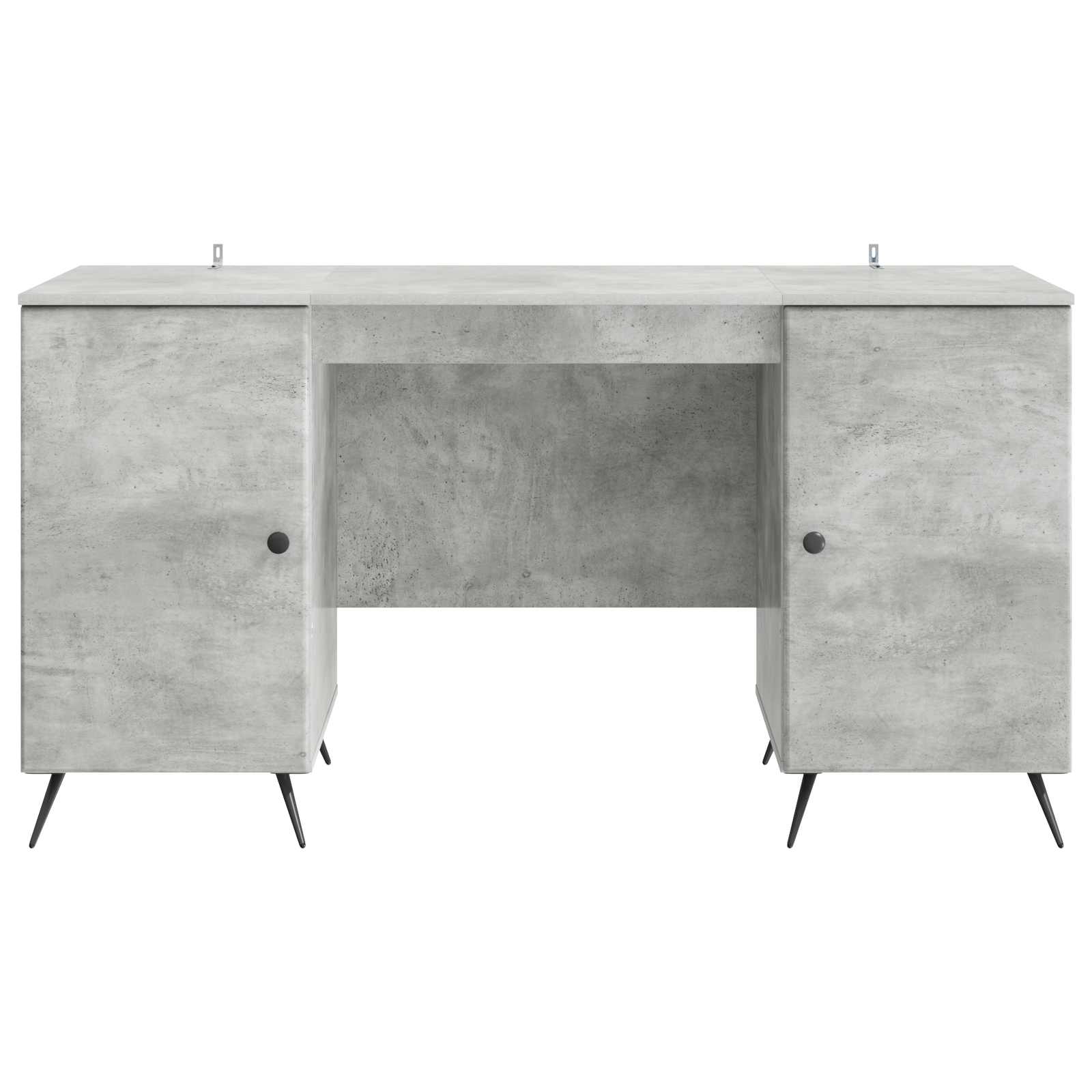 Schreibtisch mit Regal Schwarz 142,5 x 50 x 75 cm Holzwerkstoff