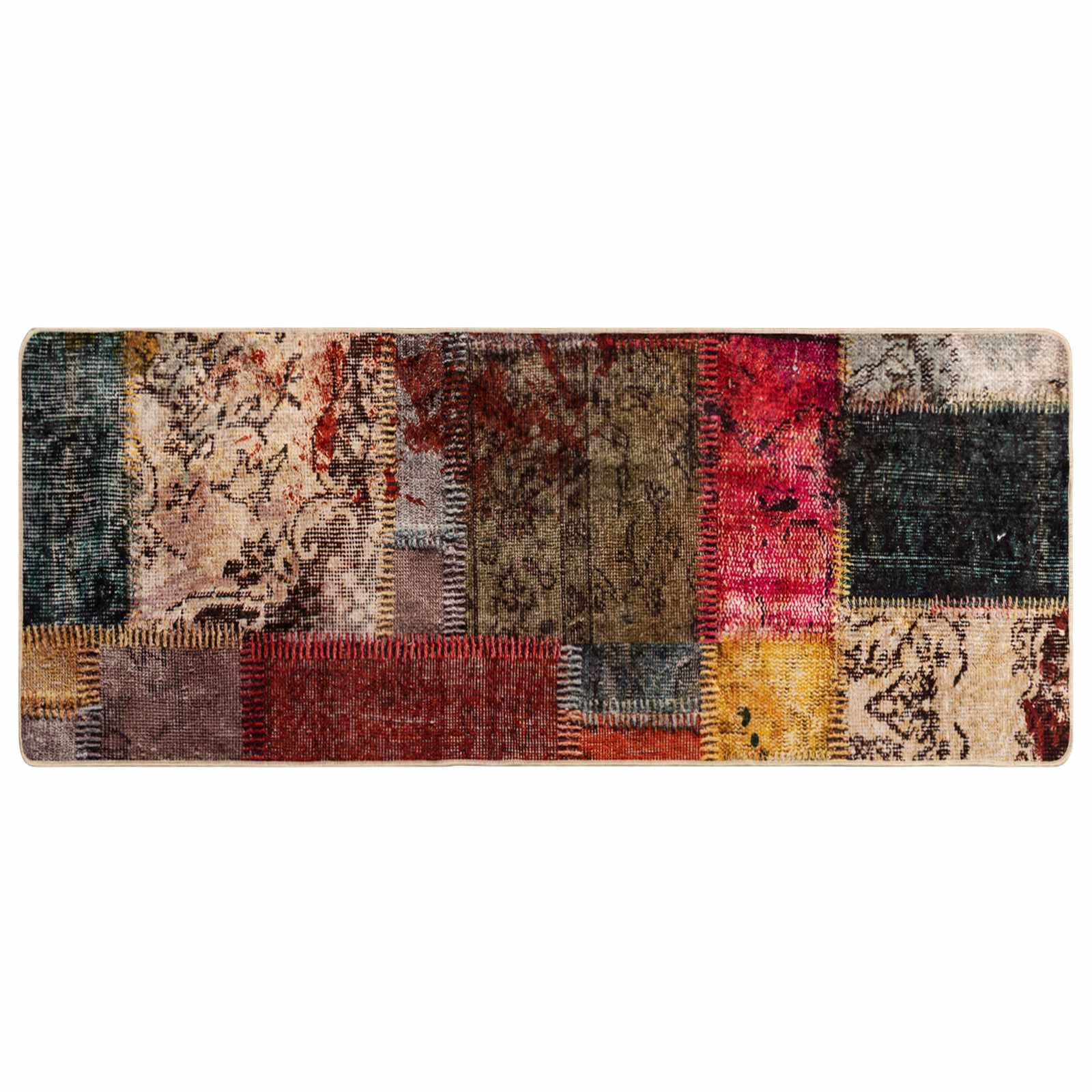 Teppich Waschbar Mehrfarbig 160x230 cm