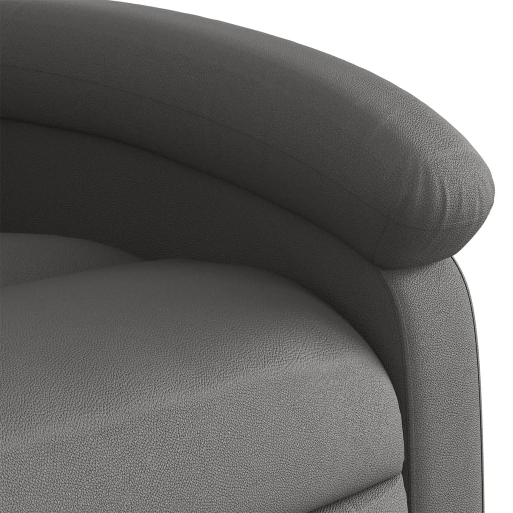 Relaxsessel Echtleder Schwarz