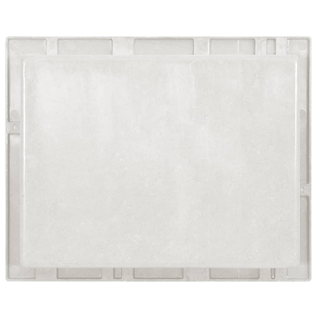 Duschnische Mattgrau 41x36x10 cm