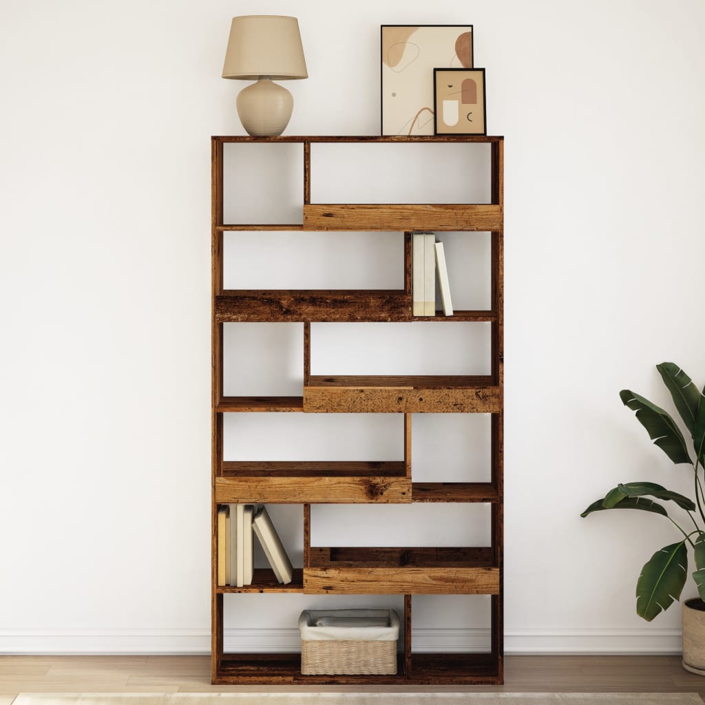 Bücherregal Räuchereiche 100x33x156,5 cm Holzwerkstoff