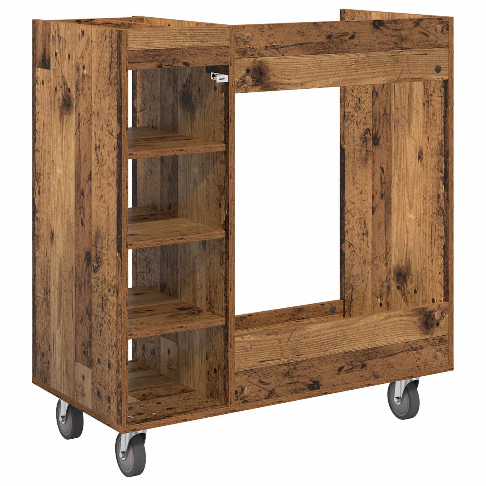 Golf Schrank Mit Rad Uni Weiß 65 x 45 x 98 cm