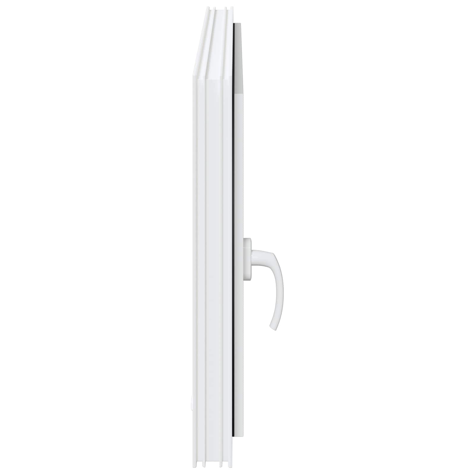 Kellerfenster RISOR 50 x 50 cm PVC und Glas Weiß
