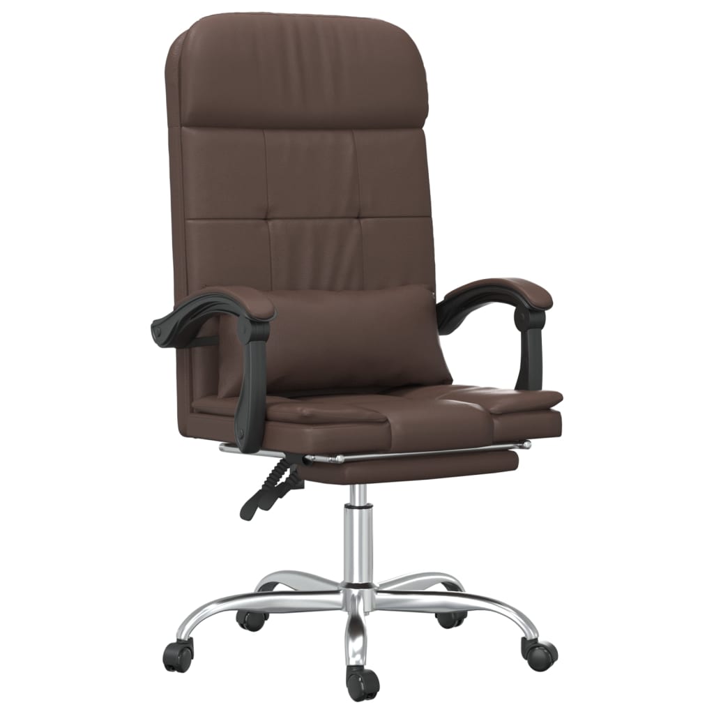Bürostuhl mit Massagefunktion Schwarz Kunstleder
