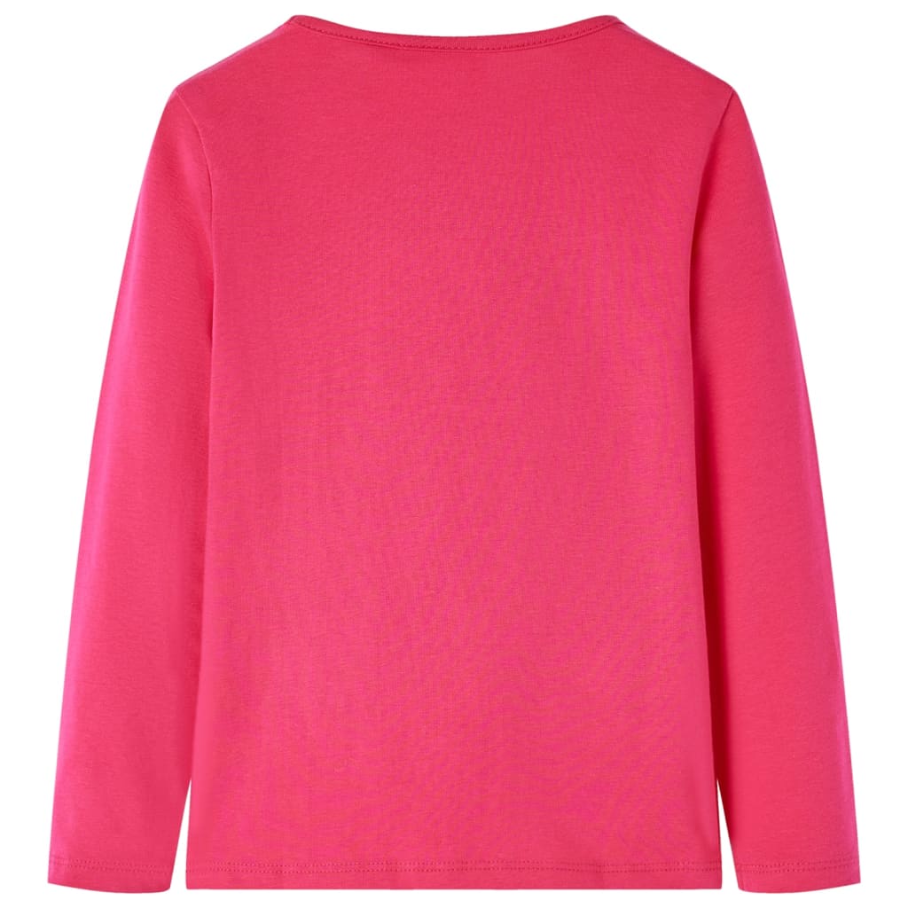 Kinder-Langarmshirt Dunkelorange 92