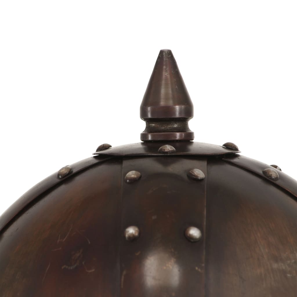 Preußische Pickelhaube Antik Replik für LARP Schwarz Stahl