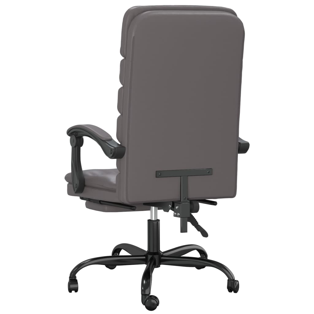 Bürostuhl mit Massagefunktion Schwarz Kunstleder