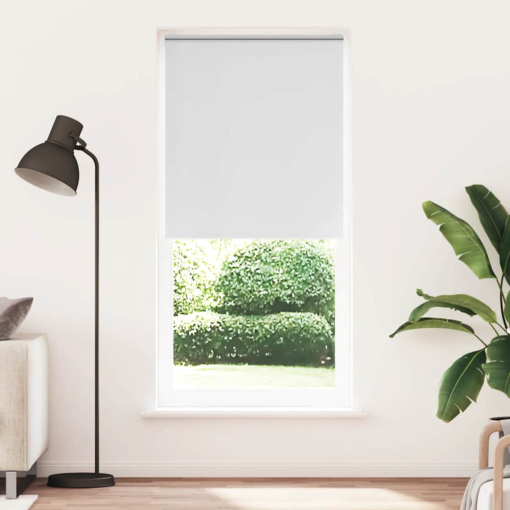Verdunkelungsrollo 84,4 x 175 cm, Stoffbreite 80 cm, Weiß