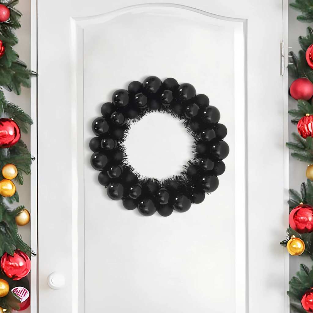 Weihnachtsballkränze 2 pcs Rot 33 x 33 x 7 cm Polystyrol