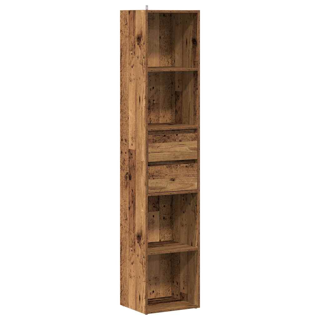 Bücherregal Weiß 36x30x171 cm Holzwerkstoff