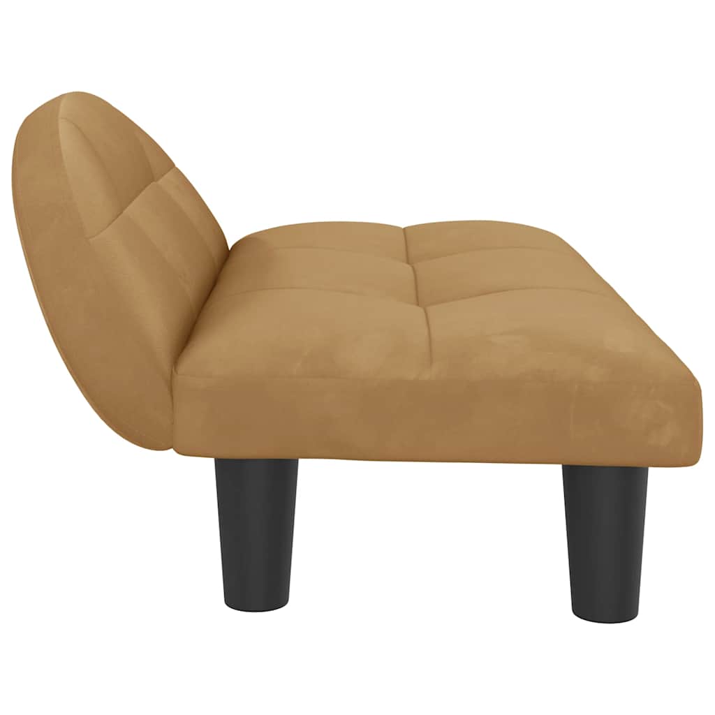 Hundebett Creme 70x52x30 cm Stoff