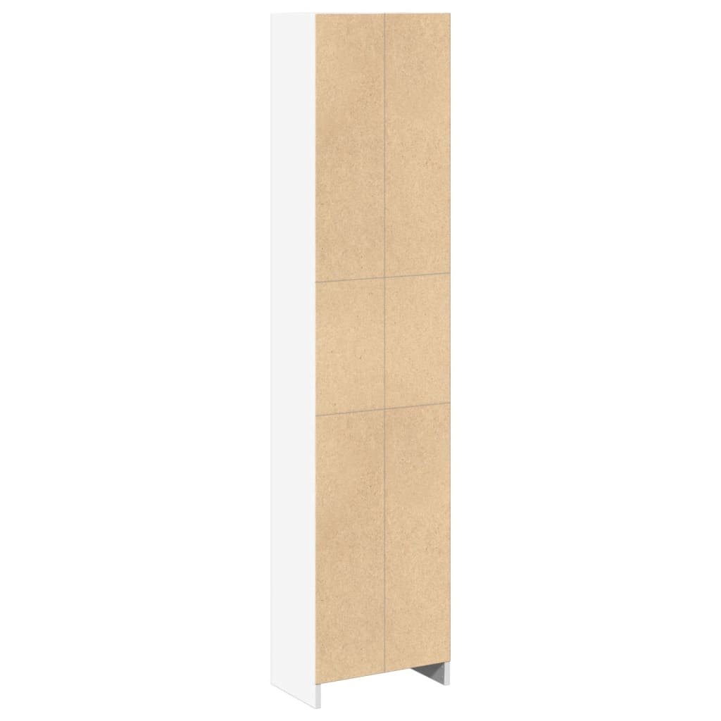 Bücherregal Weiß 40x24x75 cm Holzwerkstoff