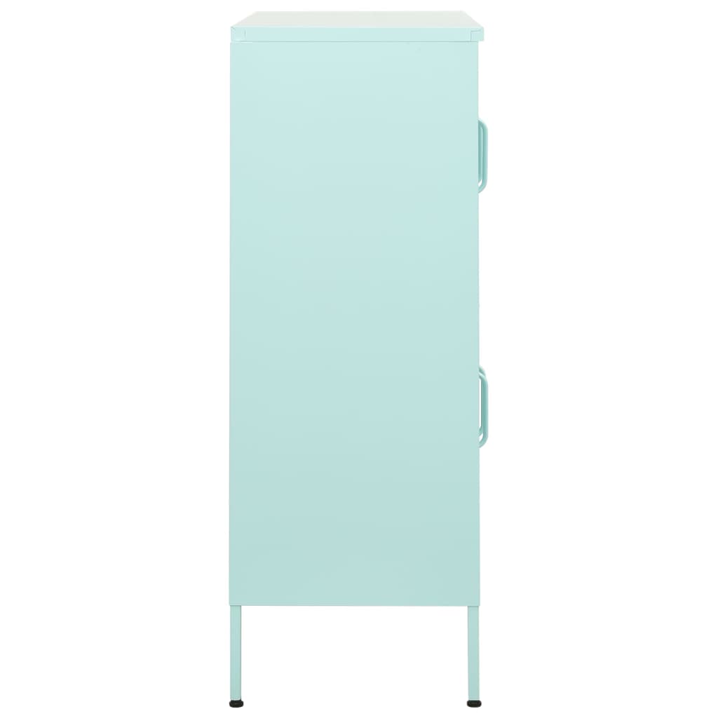 Lagerschrank Olivgrün 80x35x101,5 cm Stahl