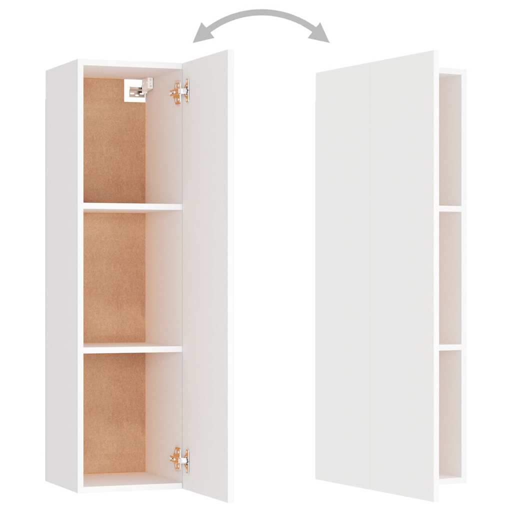 5-tlg. TV-Schrank-Set Weiß Holzwerkstoff