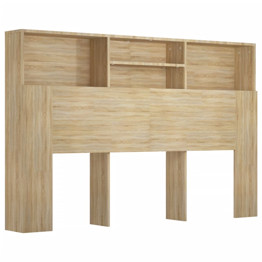 Bett-Kopfteil mit Ablagen Weiß 100x19x103,5 cm