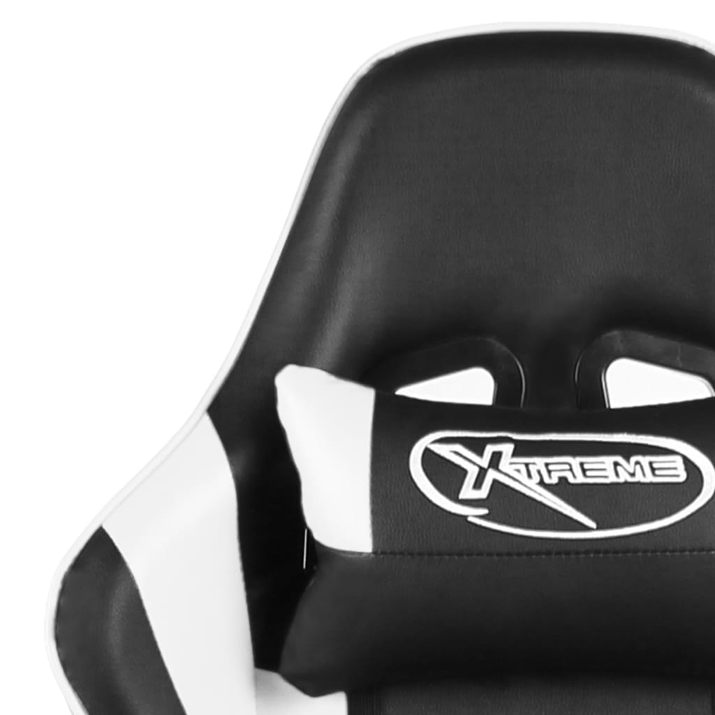 Gaming-Stuhl Drehbar Blau PVC