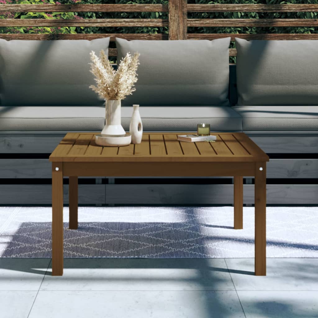 Gartentisch 82,5x50,5x45 cm Massivholz Kiefer