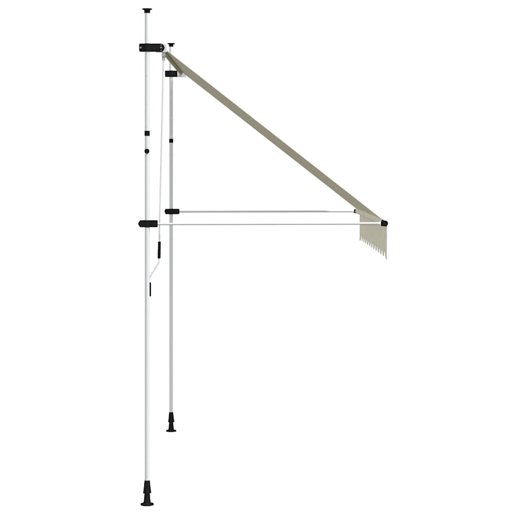 Einziehbare Markise Handbetrieben 150 cm Anthrazit