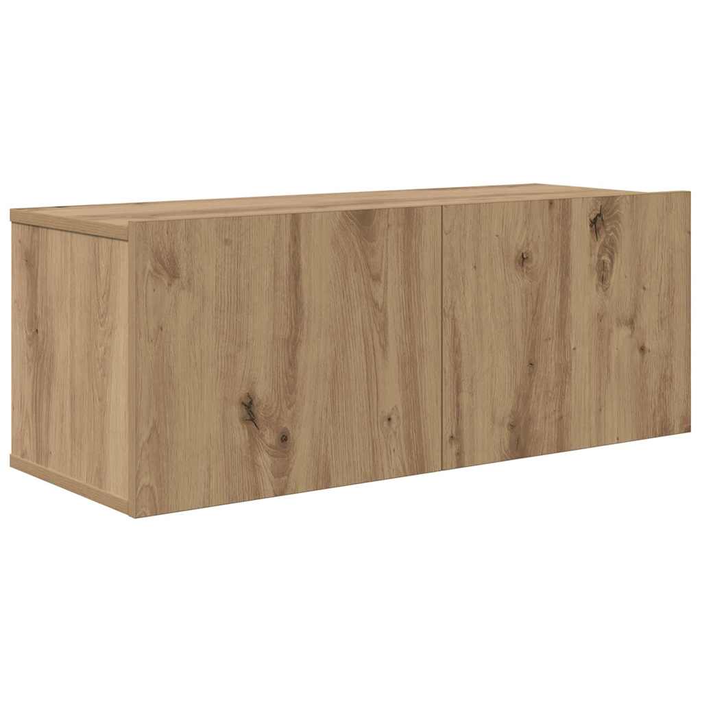 4-tlg. TV-Schrank-Set Weiß Holzwerkstoff