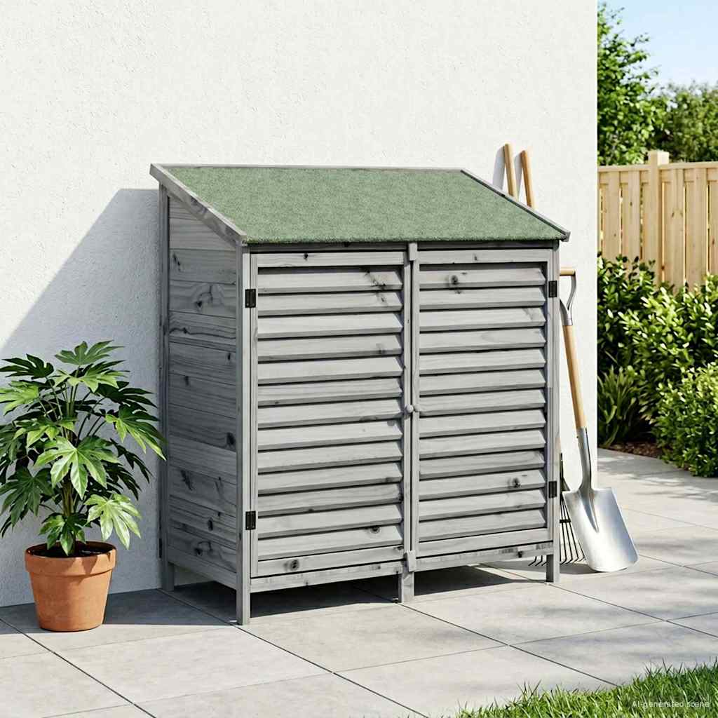 Gartenschuppen Natur 59 x 56 x 113,5 cm Massivholz aus Fichte
