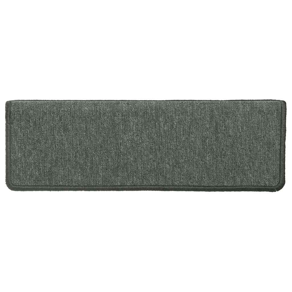 Stufenmatten 15 Stk. 65x21x4 cm Anthrazit Rechteckiger Rand