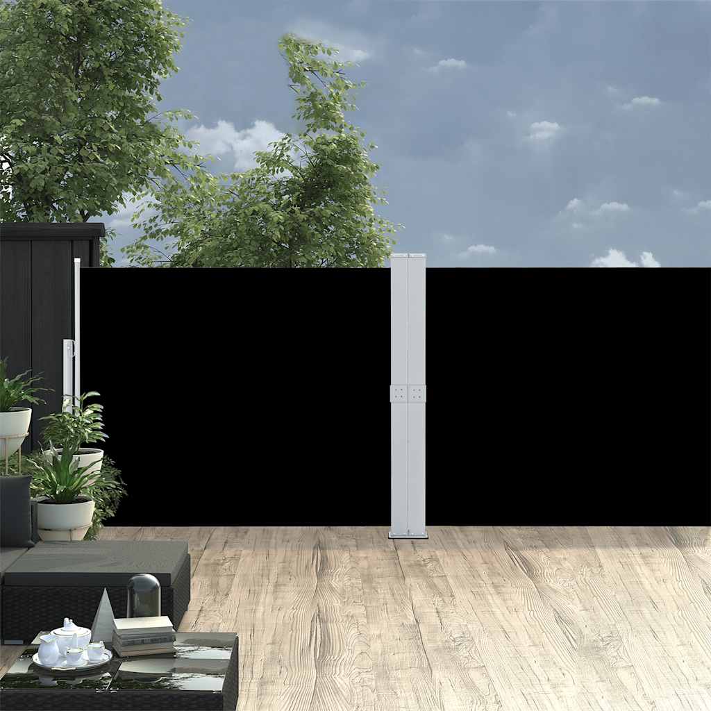 Ausziehbare Seitenmarkise 160×600 cm Braun