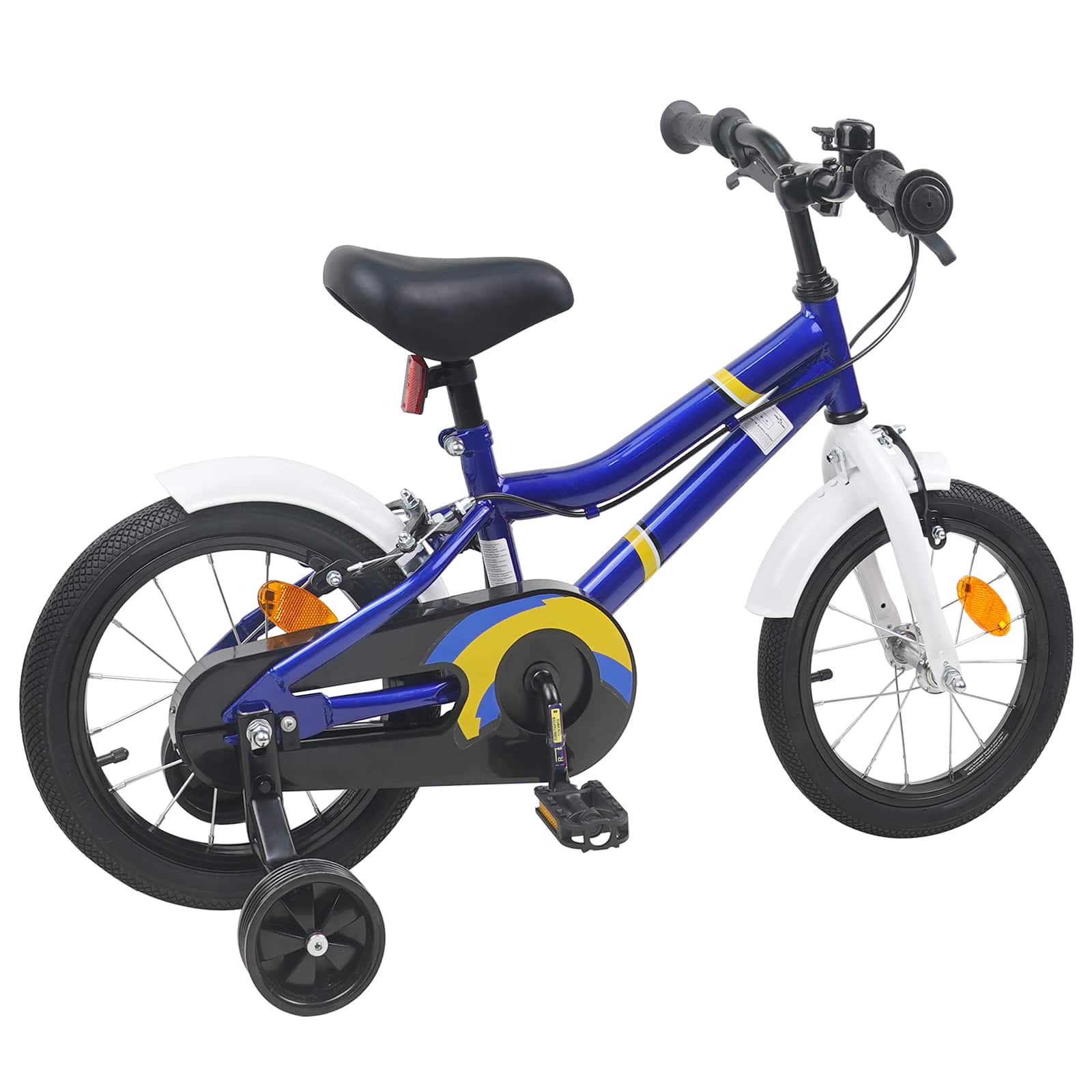 Kinderfahrrad 12 Zoll für 2-4 Jahre alt Schwarz Rot