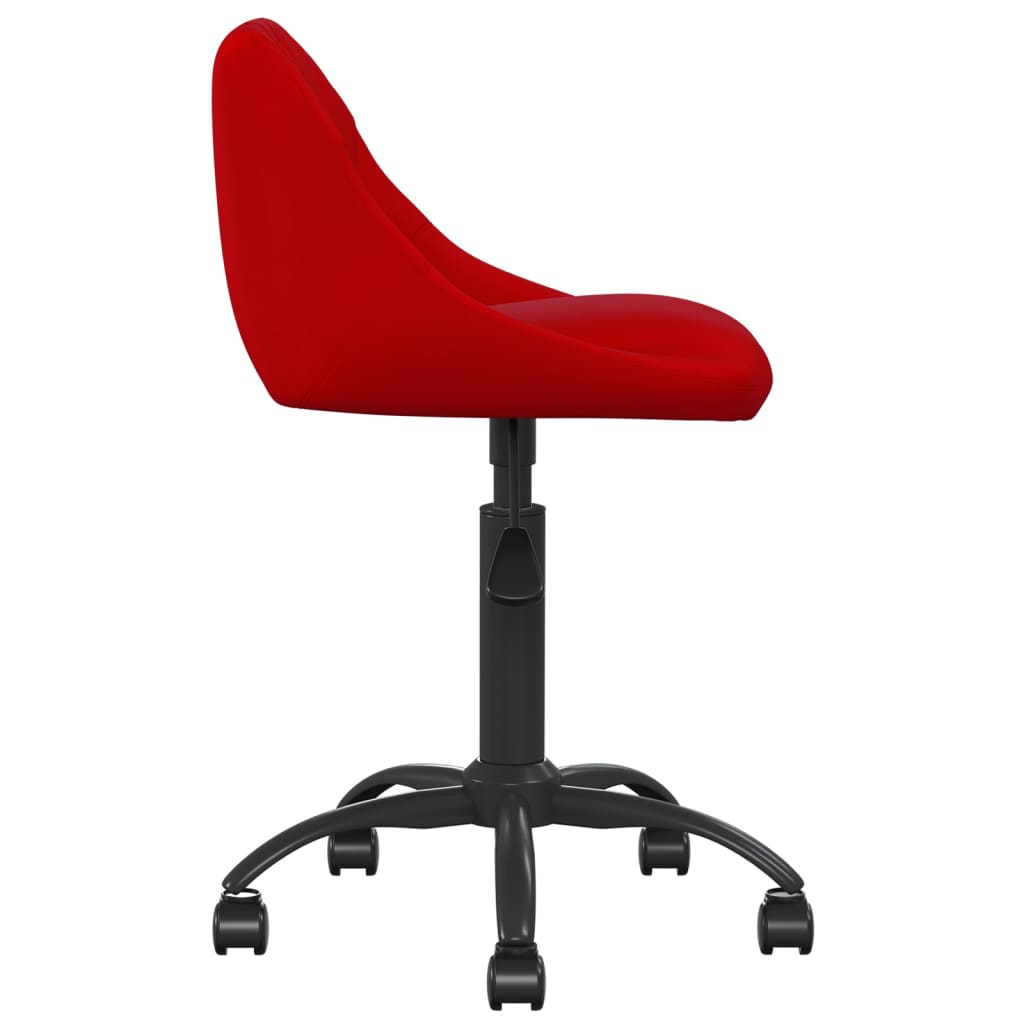 Bürostuhl Rosa Samt