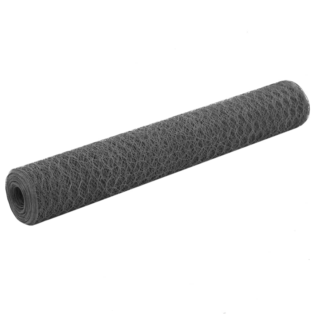 Drahtzaun mit PVC-Beschichtung 25x0,75 m Grün