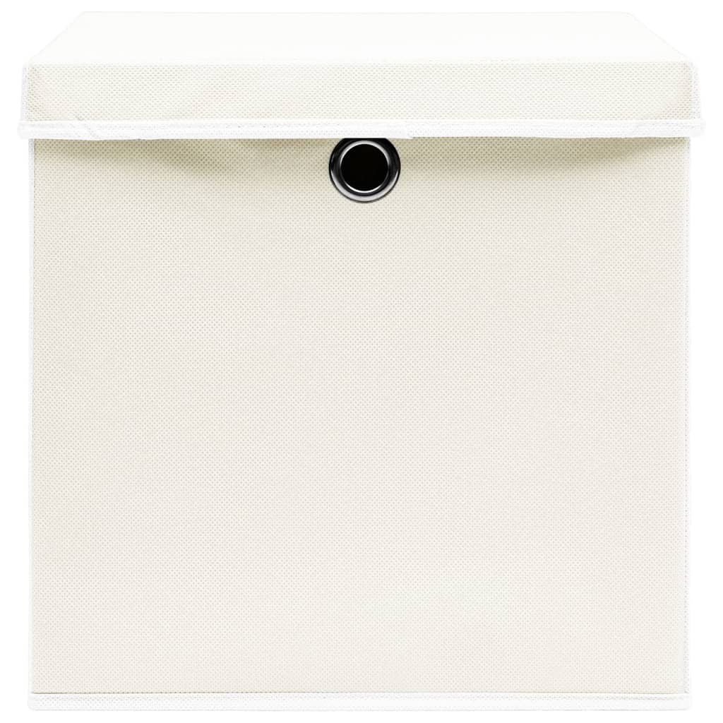 Aufbewahrungsboxen 4 Stk. Blau 32x32x32 cm Stoff