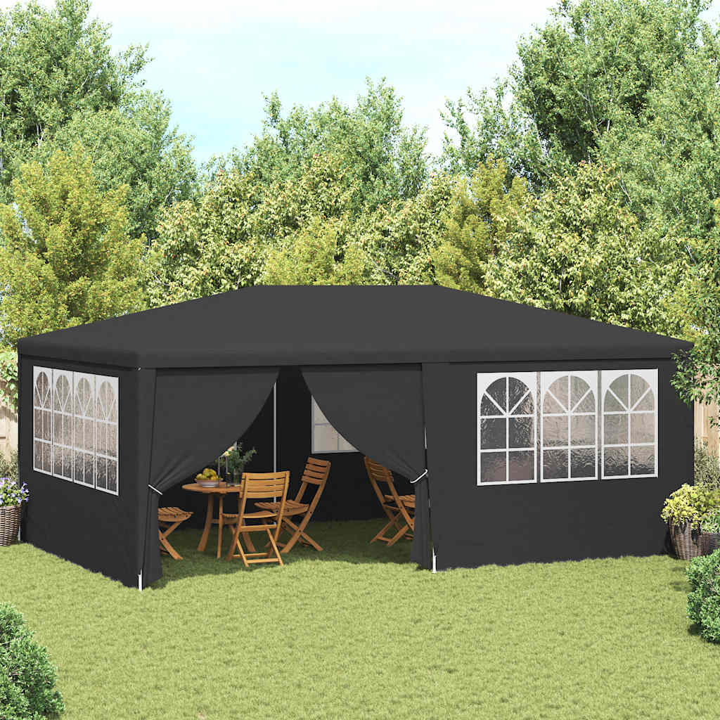 Party-Zelt Rot 200 x 200 x 240 cm PE und Stahl