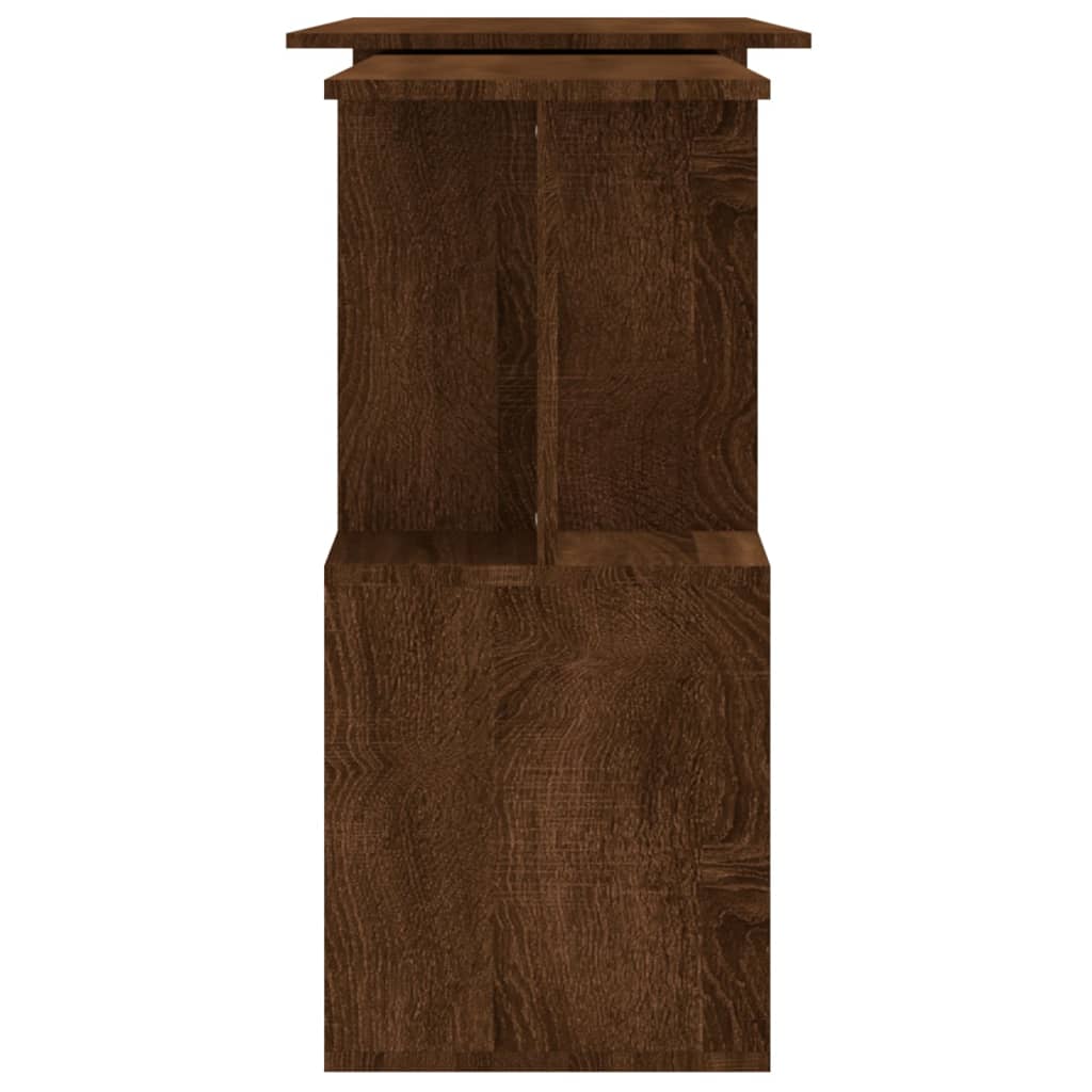 Eckschreibtisch Weiß 200x50x76 cm Holzwerkstoff
