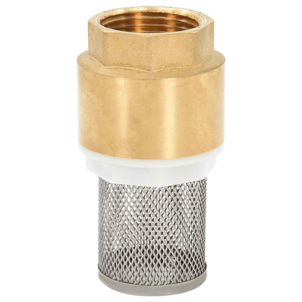 Saugschlauch mit Messing-Anschlüssen Grün 1,1" 3 m PVC