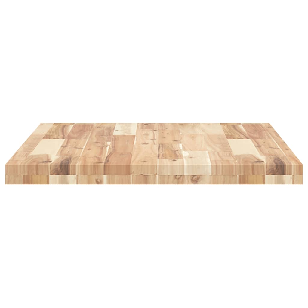 Tischplatte Rechteckig 60x50x2 cm Massivholz Akazie