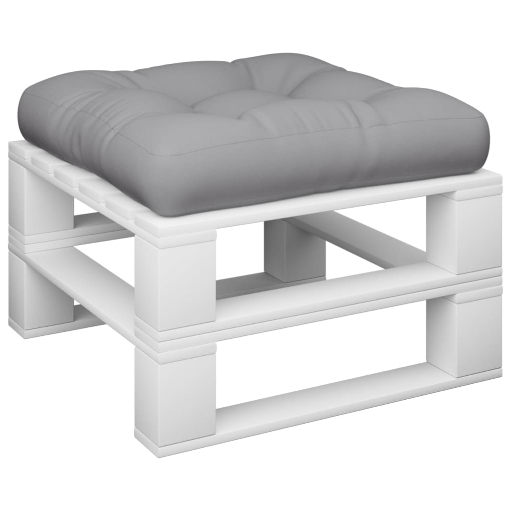Palettenkissen Anthrazit 50x50x12 cm Stoff