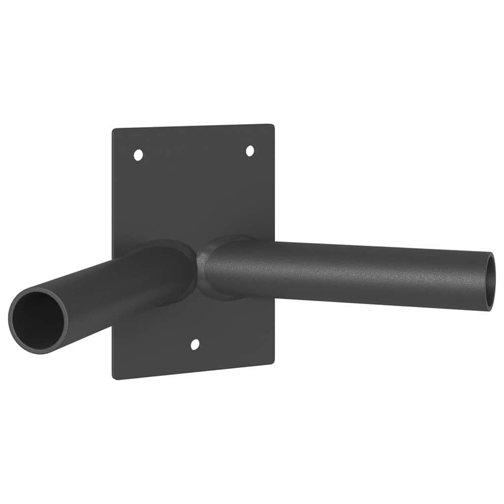 Fahnen Pole Holde Schwarz 10,5 x 7,5 x 0,25 cm Stahl