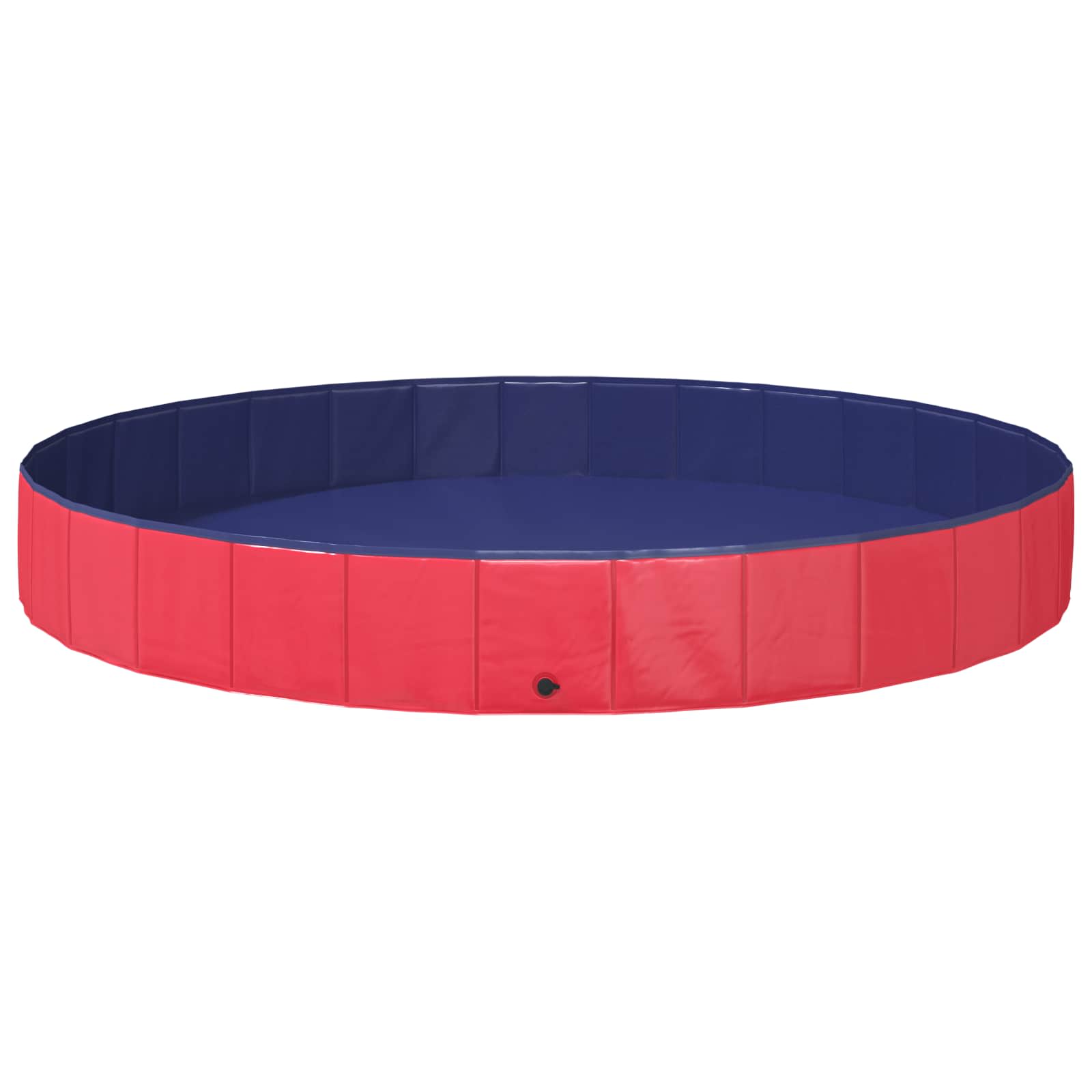 Hundepool Rot Ø200 x 30 cm Dicker PVC