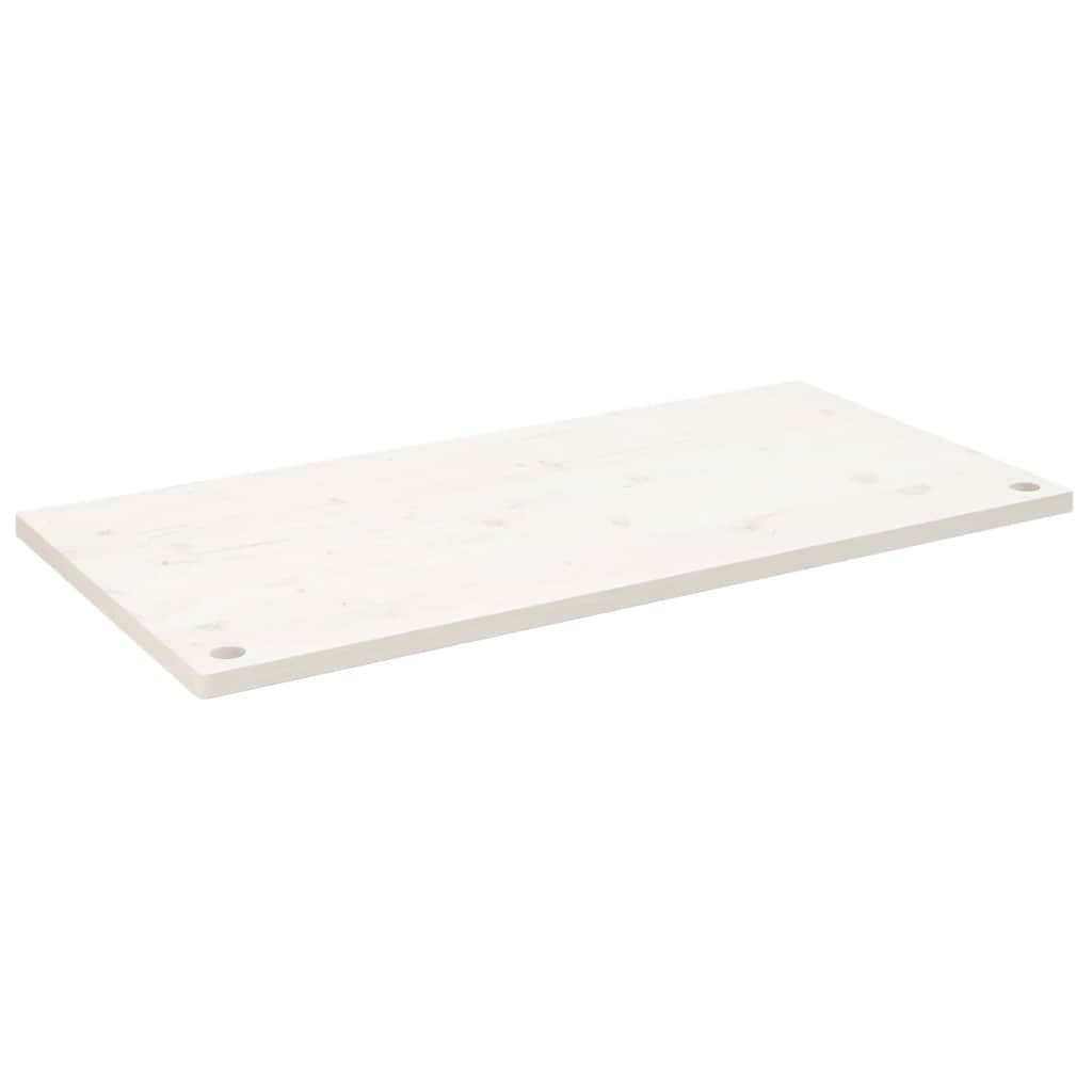 Schreibtischplatte 80x40x2,5 cm Massivholz Kiefer