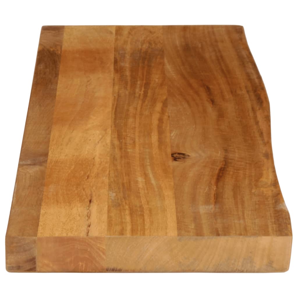Wandregal 40x20x2,5 cm Rechteckig Massivholz Akazie Baumkante