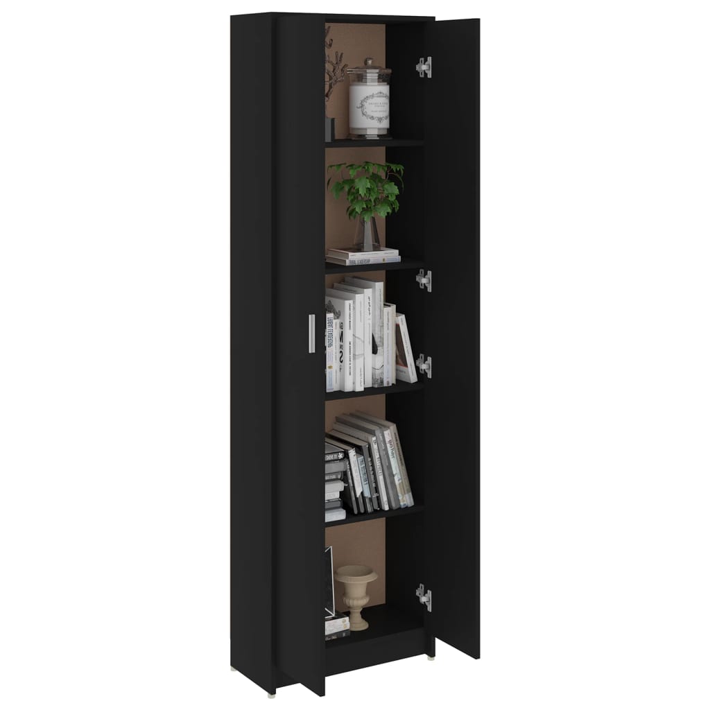 Garderobenschrank Weiß 55x25x189 cm Holzwerkstoff