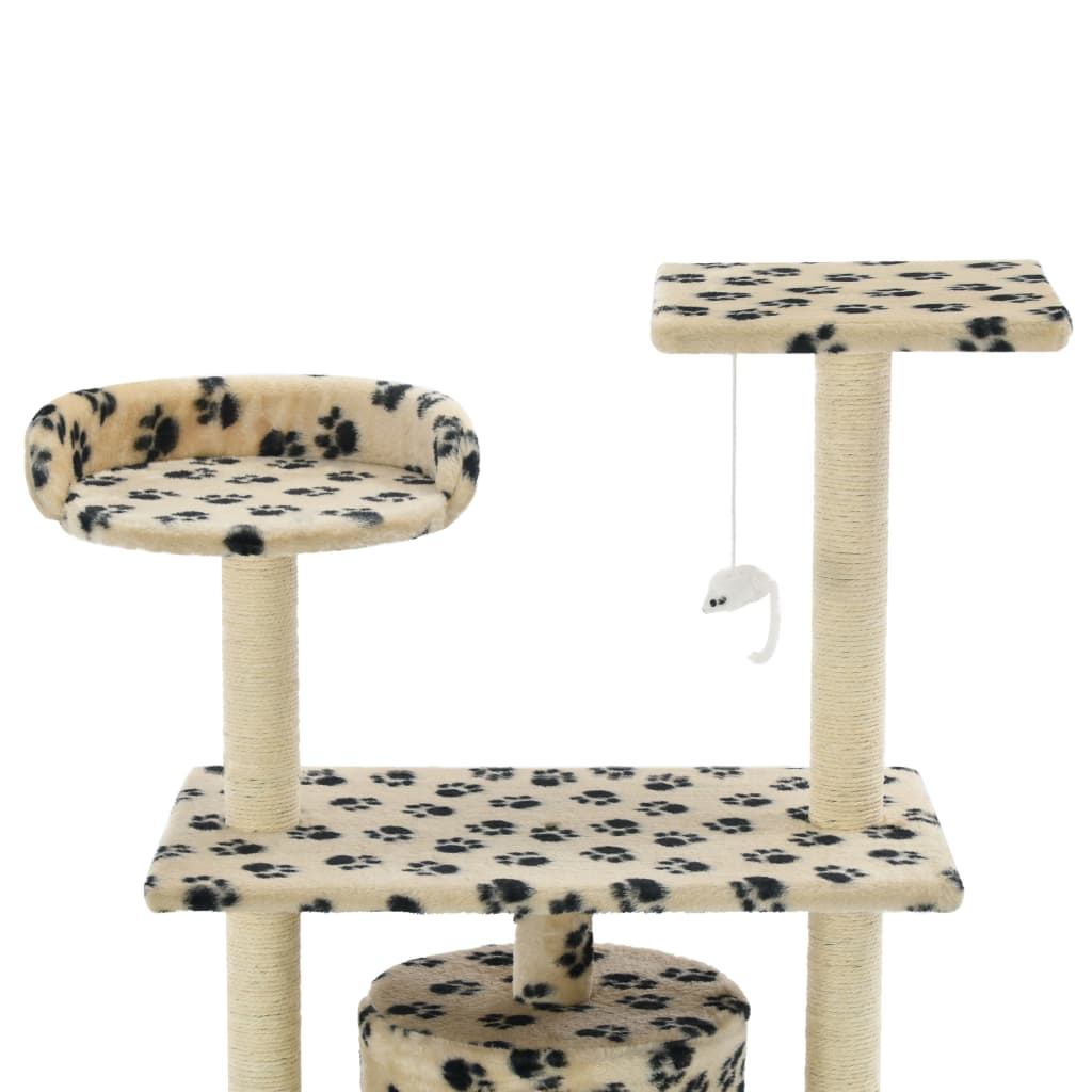 Katzen-Kratzbaum Sisal 95 cm Grau