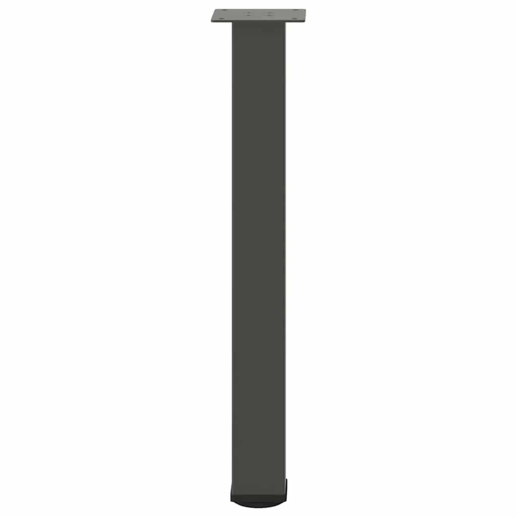 Bartischbeine 4 Stk. Schwarz 100-102 cm Stahl