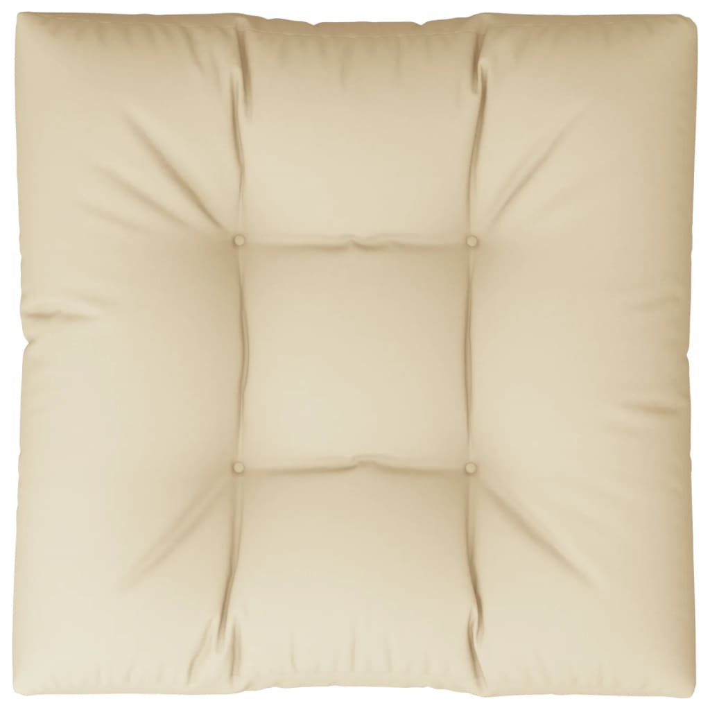 Palettenkissen Anthrazit 50x50x12 cm Stoff