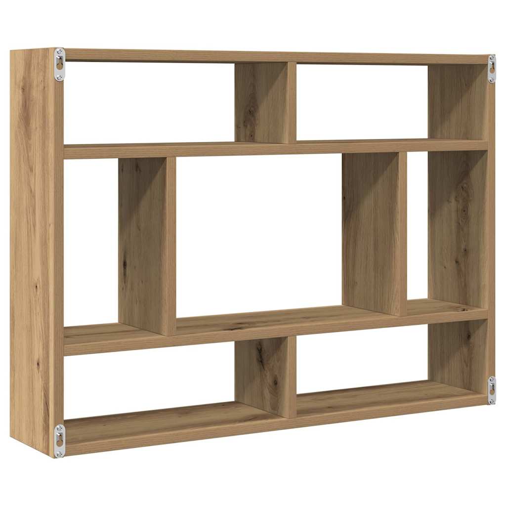 Wandregal Weiß 75x16x55 cm Holzwerkstoff