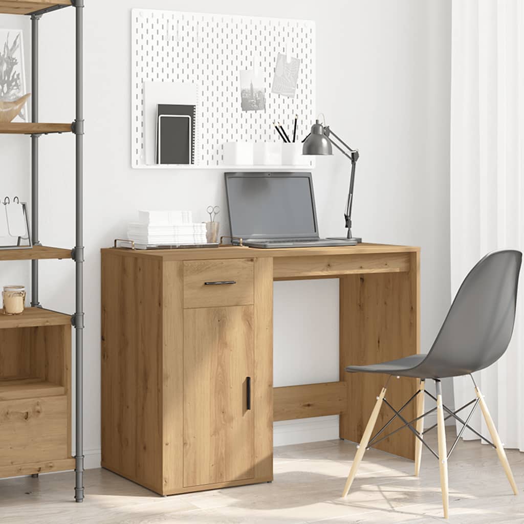 Schreibtisch Weiß 100x49x75 cm Holzwerkstoff