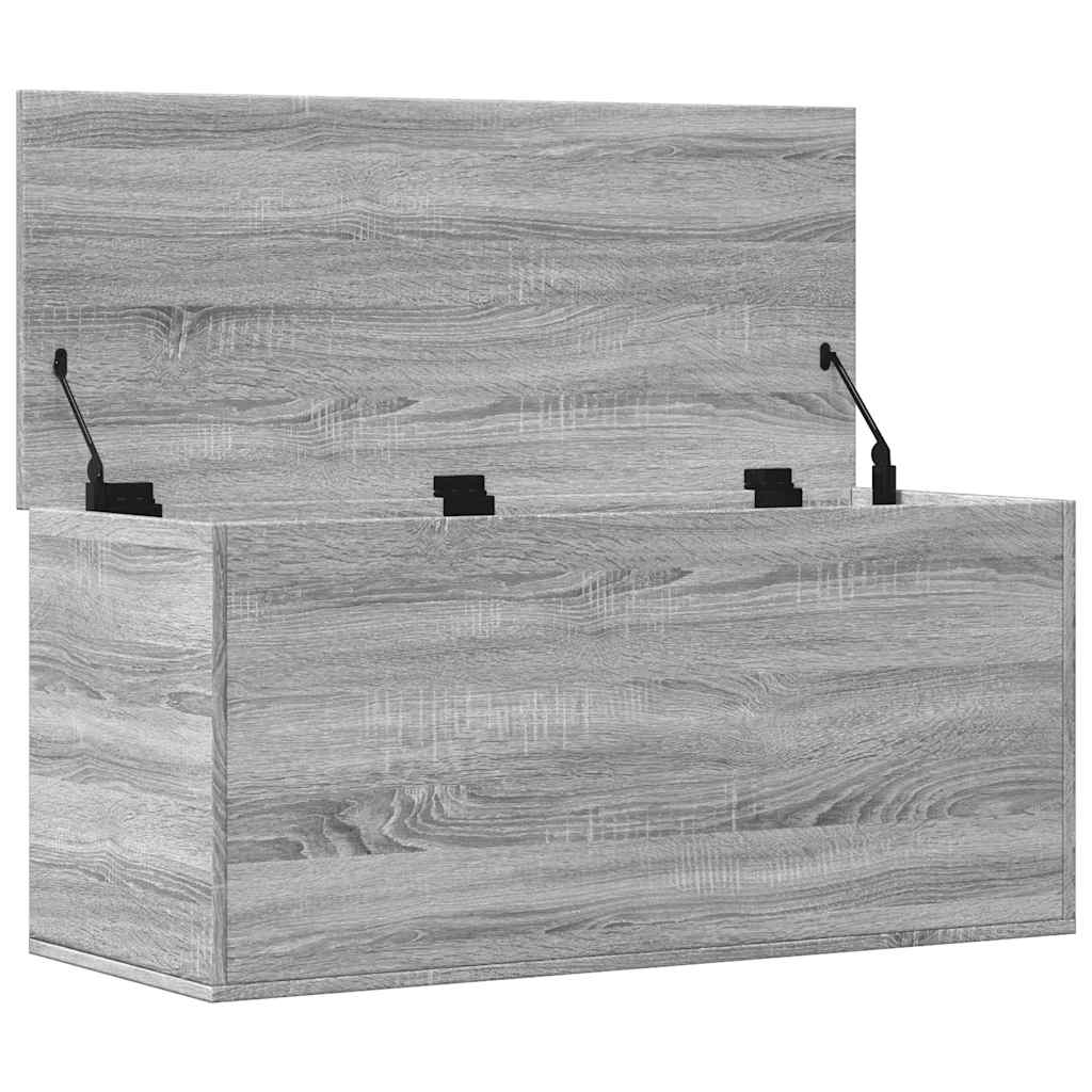 Aufbewahrungstruhe Weiß 84x42x46 cm Holzwerkstoff