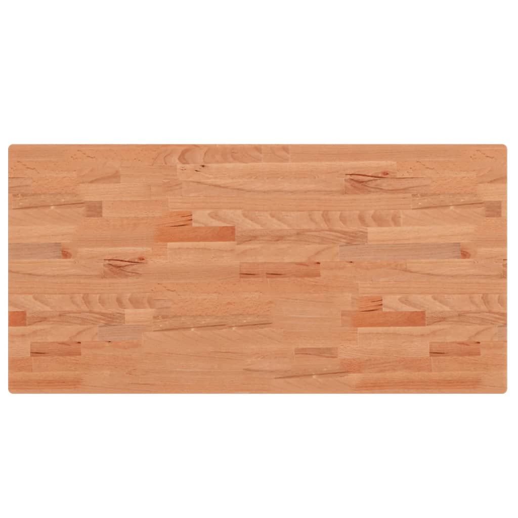 Waschtischplatte 80x40x1,5 cm Massivholz Buche
