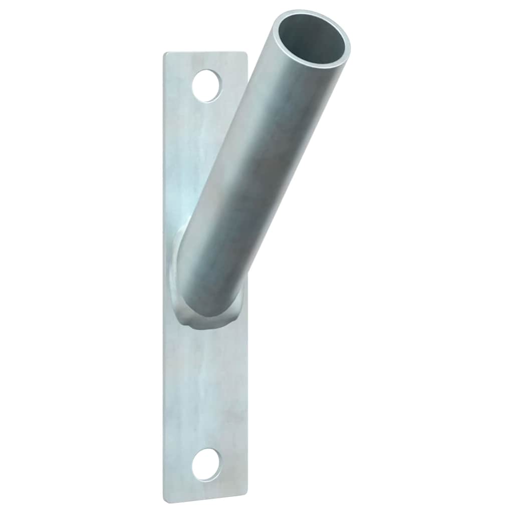 Fahnen Pole Holde Schwarz 10,5 x 7,5 x 0,25 cm Stahl