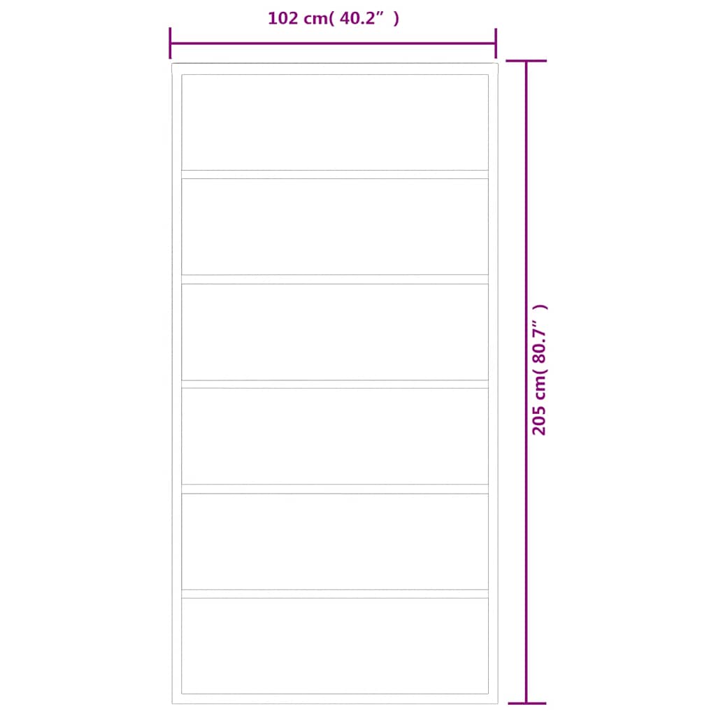 Schiebetür 3-teilig ESG-Glas und Aluminium 76x205 cm Schwarz